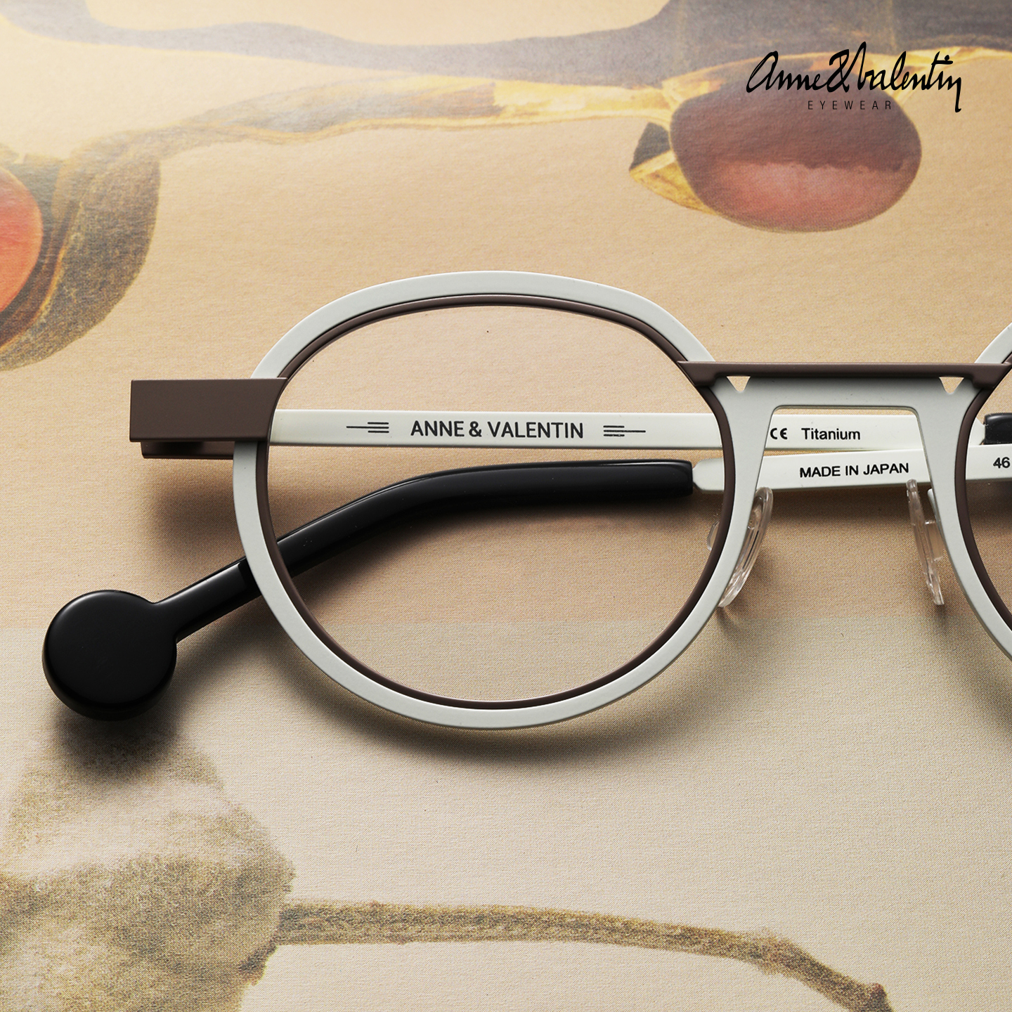 ANNE&VALENTIN手工金属眼镜