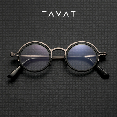 意大利手工眼镜TAVAT金属圆框