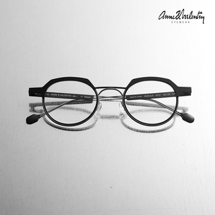 ANNE VALENTIN 法国设计师手工眼镜框复古前卫金属 REBUILD