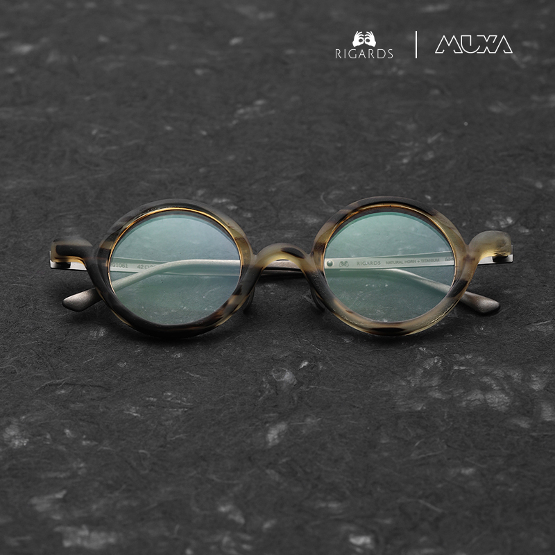RIGARDS天然牛角手工眼镜框架