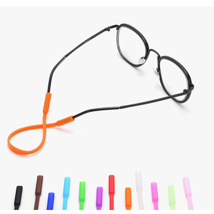 儿童眼镜防滑绳带硅胶彩色挂绳运动学习眼镜带轻巧便携免清洗