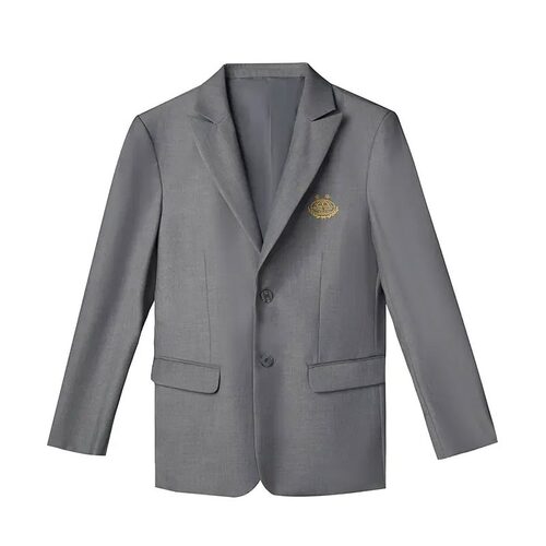 东华初中校服西装外套灰色