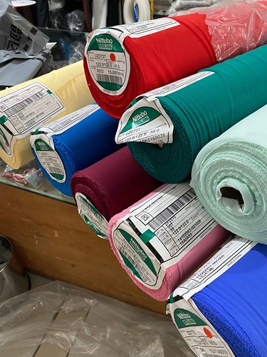 布衬彩色真丝0夏季单面带胶