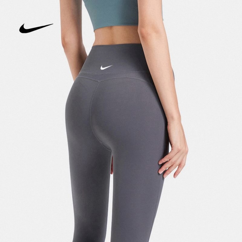 耐克NIKE瑜伽裤女薄款高腰提臀收腹速干裤健身跑步训练骑行运动裤