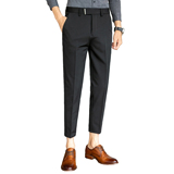 春夏款韩版西裤修身9分裤男裤K681-P50黑色（78），男装西裤，电商A159