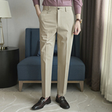 春夏小直筒西裤长裤男青年简约休闲ZK9061-P75绿色（108），男装西裤，电商A159
