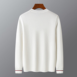 2025秋冬圆领套头毛衣保暖黑色Y266-P62一口价（118），男装针织衫/毛衣，电商A159