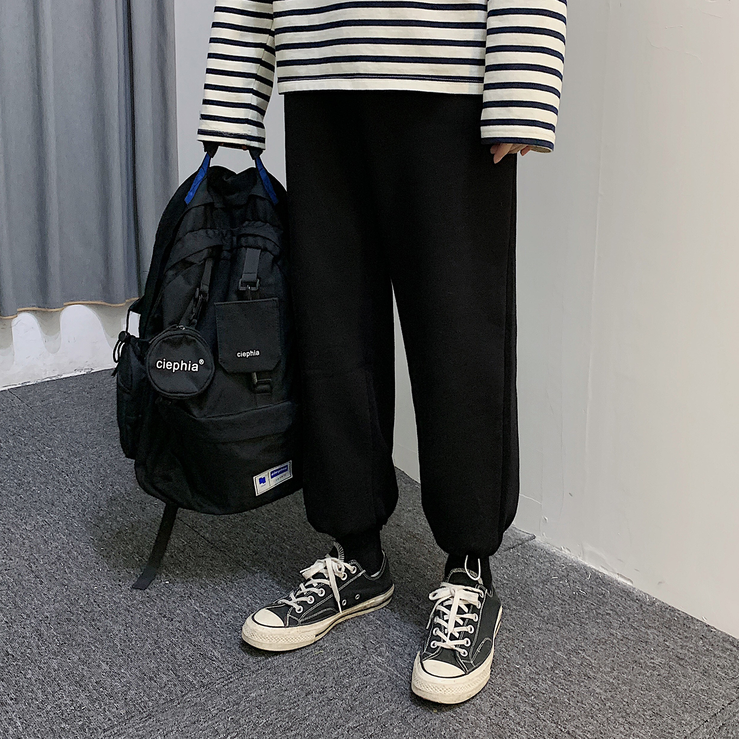 New Hong Kong style leisure sports pants in spring and summer