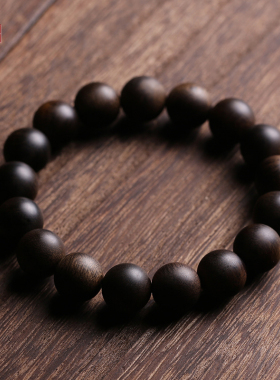 印尼老料保真佛珠男女达拉干沉香