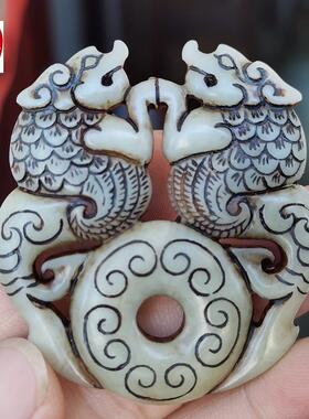 仿古画名人字画红色装饰摆件