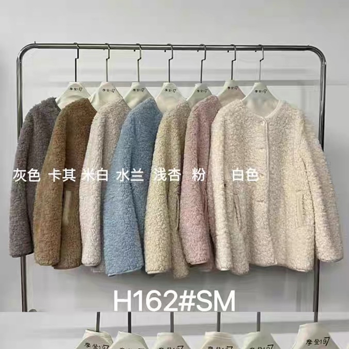羊羔毛中长款韩版外套