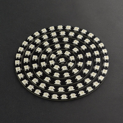 93灯/6环 WS2812B RGB 圆环灯