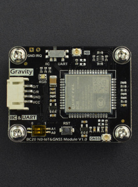 Gravity：I2C & UART BC20 NB-IoT & GNSS通信模块