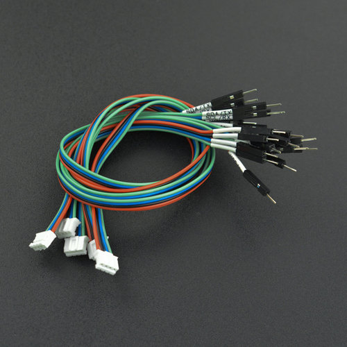 PH2.0转杜邦公头带I2C&UART标识