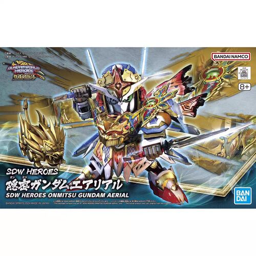 万代拼装模型 SD SDW 世界英雄传 隐秘风灵高达 Q版 BB战士