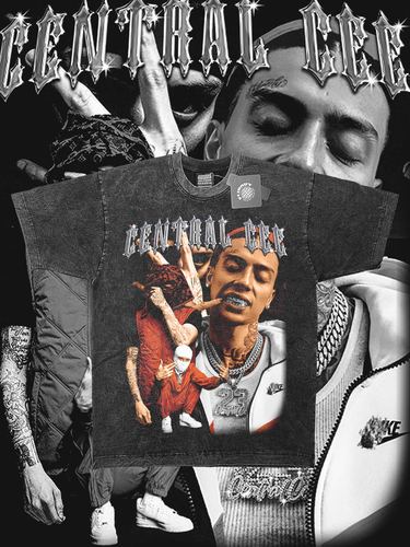 国潮短袖嘻哈街头青少年数码印花