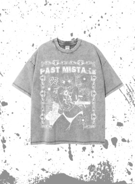 FLIPOUT sexy anime动漫美女嘻哈数码印花短袖宽松纯棉人像T恤