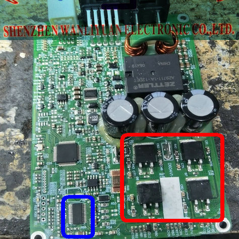 A3921KLPT芯片 BUK762R9三极管 北汽威旺东南DX3方向机转向无助力