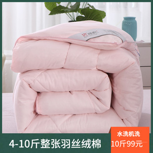 加厚保暖丝绵冬被芯夏被空调被单双人1.5米2春秋冬季 民宿太空被子