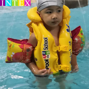 儿童救生衣INTEX幼儿园加厚泳衣