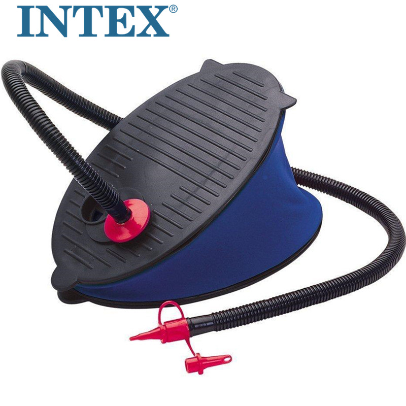 省力脚踩冲气泵救生圈抽气桶游泳圈充气船床垫水池汽球脚踏打气筒