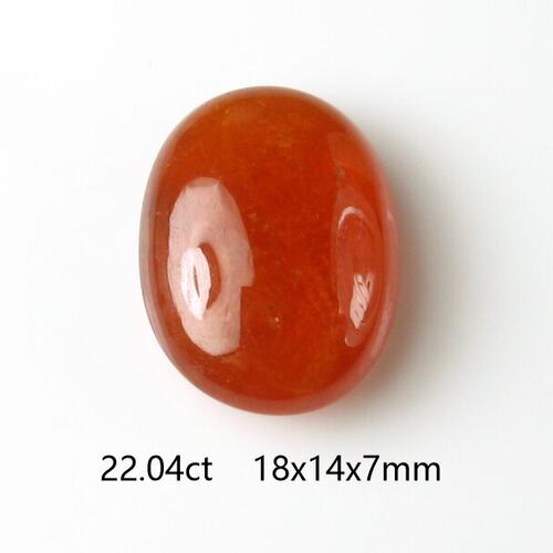 天然大颗粒芬达石戒面