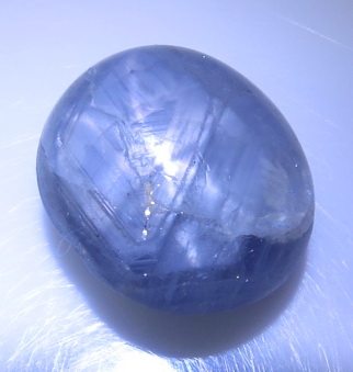 天然 缅甸矿区 星光蓝宝石裸石 star sapphire 0826