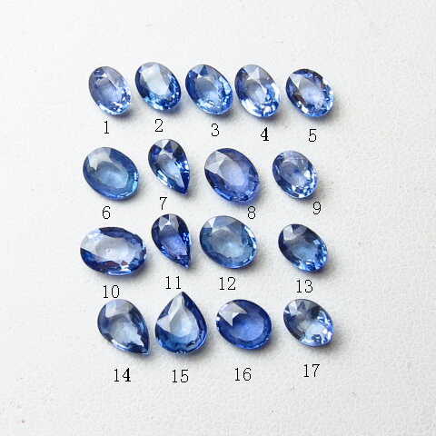 天然蓝宝石矢车菊蓝宝石