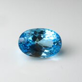天然托帕石裸石 色泽艳丽ＴＯＰＡＺ 纯净透明 蓝晶 彩色宝石
