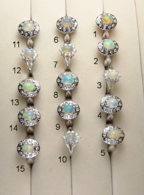 女925银戒指游彩欧珀价格亲民