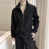 2025春季新款立领男痞帅重磅宽松长袖拉链卫衣外套潮A202WY318P75，女装短外套，星座1311（原A202）
