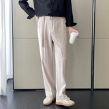 新款男士直筒裤宽松休闲裤轻熟风长裤A202K1007P65，男装休闲裤，星座1311（原A202）