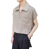 2025夏季新款套头背心式无袖衬衫痞帅坎肩冰丝背心A202CS911P55，男装背心/马甲，星座1311（原A202）