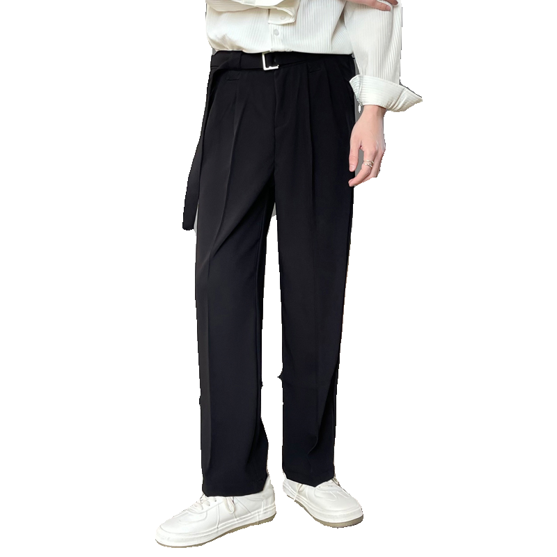 2025春夏新款男小直筒宽松轻熟风休闲裤抖音直播A202K1007P65,男装休闲裤,星座1311（原A202）