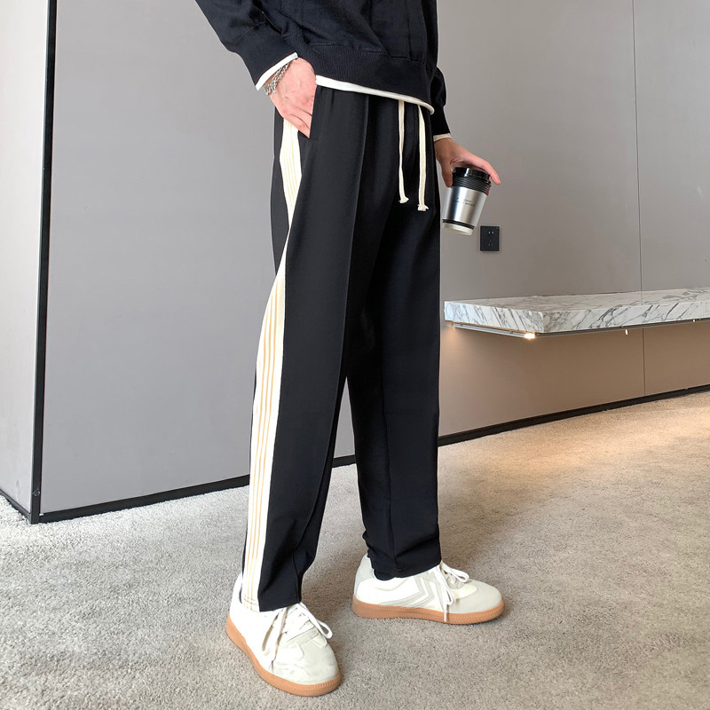 2025新款男士休闲裤男运动裤小直筒条纹休闲裤A202K512P60,女装休闲裤,星座1311（原A202）