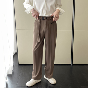 2025秋冬新款潮小直筒宽松轻熟抖音直播休闲长裤A202K1009P65图片
