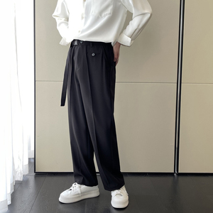 2025秋冬新款潮小直筒宽松轻熟抖音直播休闲长裤A202K1009P65图片