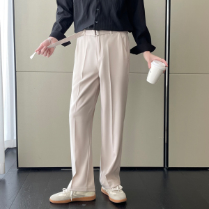 2025春夏新款轻熟风韩宽松小直筒休闲裤抖音直播A202K2023P65图片