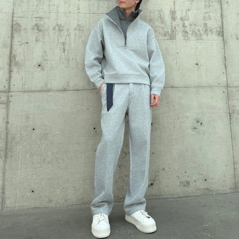 2025冬重磅美式高街运动立领撞色套头宽松卫衣套装1311TZ1019P155，男装休闲套装，星座1311（原A202）