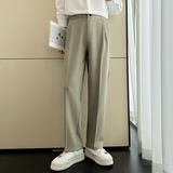 2025秋冬新款男小直筒休闲长裤显瘦裤垂感轻熟风西裤A202K632P65，男装西裤，星座1311（原A202）