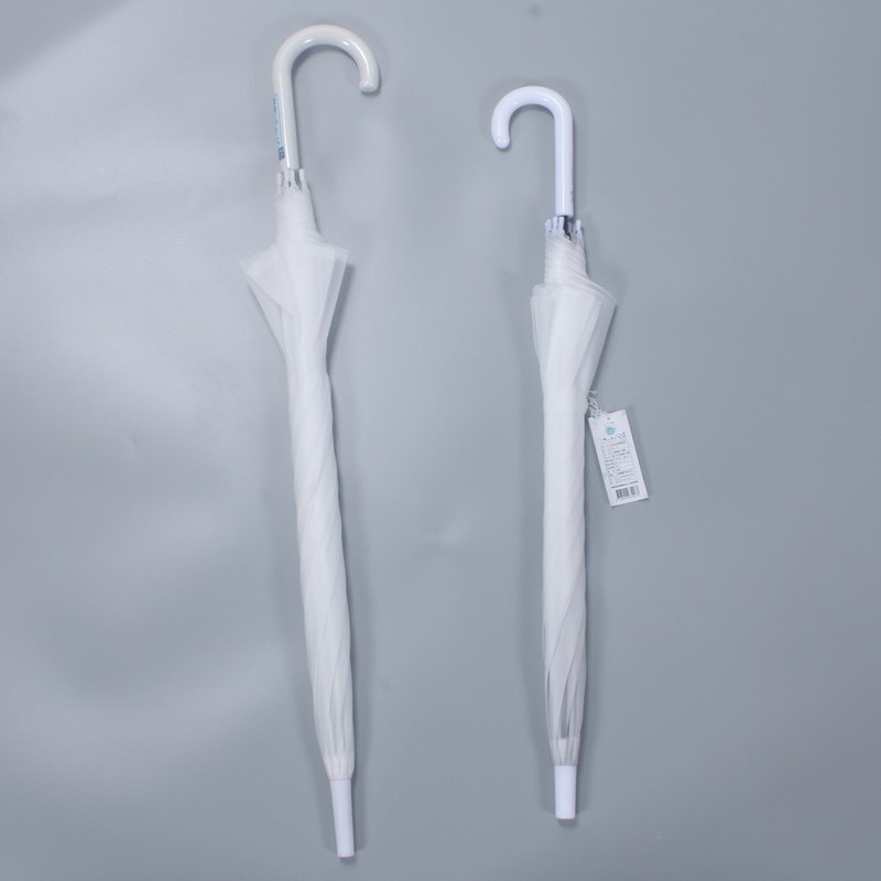 Snow-white fibre Umbrella Japan With one hand white pvc environmental protection Cheap advertisementin the Home Daily , Umbrella/Rain gear/Rain/Moistureproof , Umbrella  category - from Buy2taobao.com to provide professional Taobao agent buy service