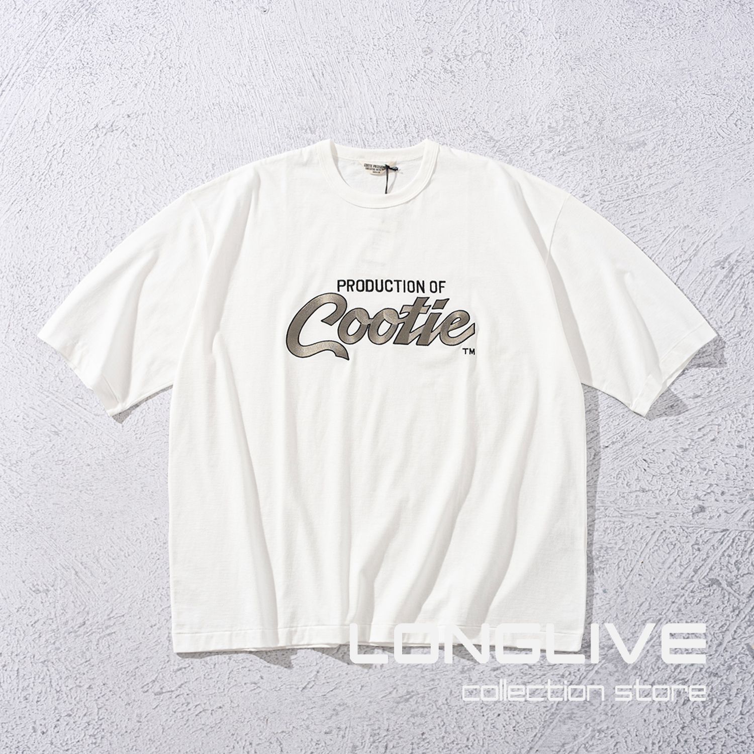 法国限时折扣 COOTIE EMBROIDERY OVERSIZED制刺绣短袖T恤 23AW