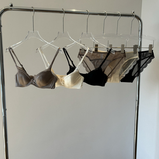 纯欲无痕蕾丝边内衣女小胸聚拢显大软钢圈文胸夏季 防下垂胸罩 薄款