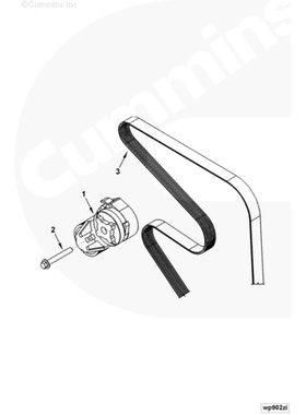 山推SG21(A)-4平地机康明斯配件皮带3944465 3289897零件