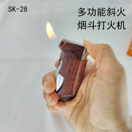 LUBINSKI金属斜火烟斗专用打火机