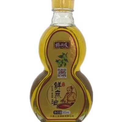 杨三友300ml鲜麻油米线麻辣烫拌凉菜川香山西特色麻油【包邮】