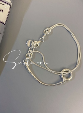 韩国手链链条925纯银925纯银