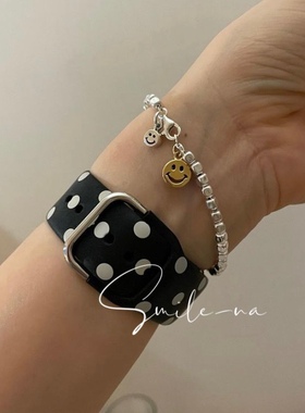 韩国小方块手链925925纯银