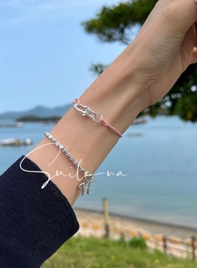 韩国925纯银手链925东大门