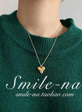 韩国925纯银小众不规则项链